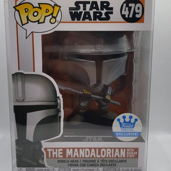 Collection Pop Vinyl Mandalorian Funko Pop Star Wars : The Mandalorian With Beskar Staff #479 - Édition Limitée Funko Shop Darth Malak Lego